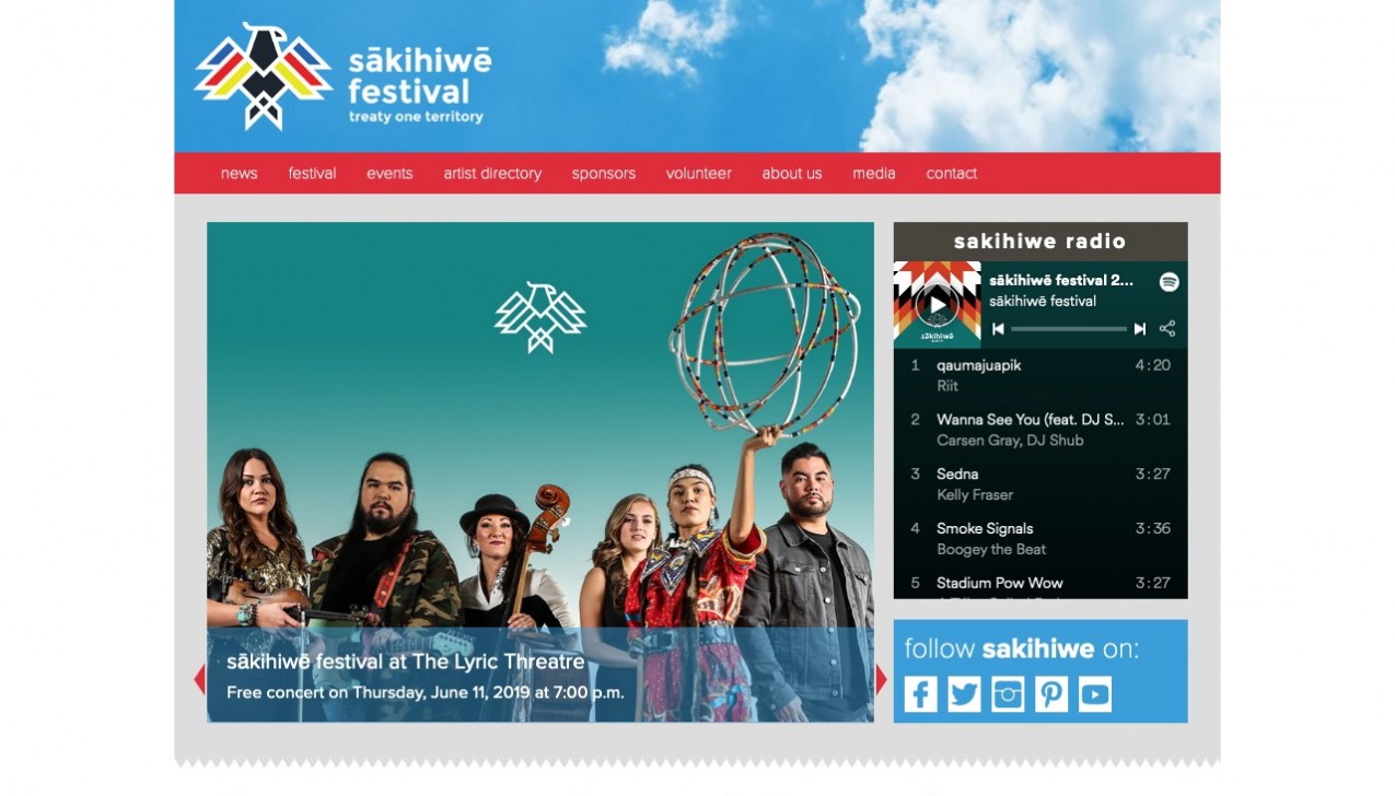 "Sākihiwē Festival" Project Main Screenshot